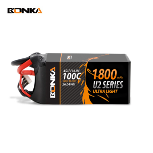 BONKA FPV 1800mAh 100C 4S Ultra Series Racing LiPo